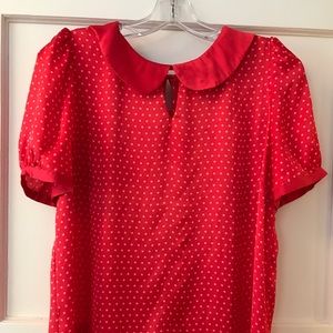 EUC Anthropologie Karen Walker top - size 10